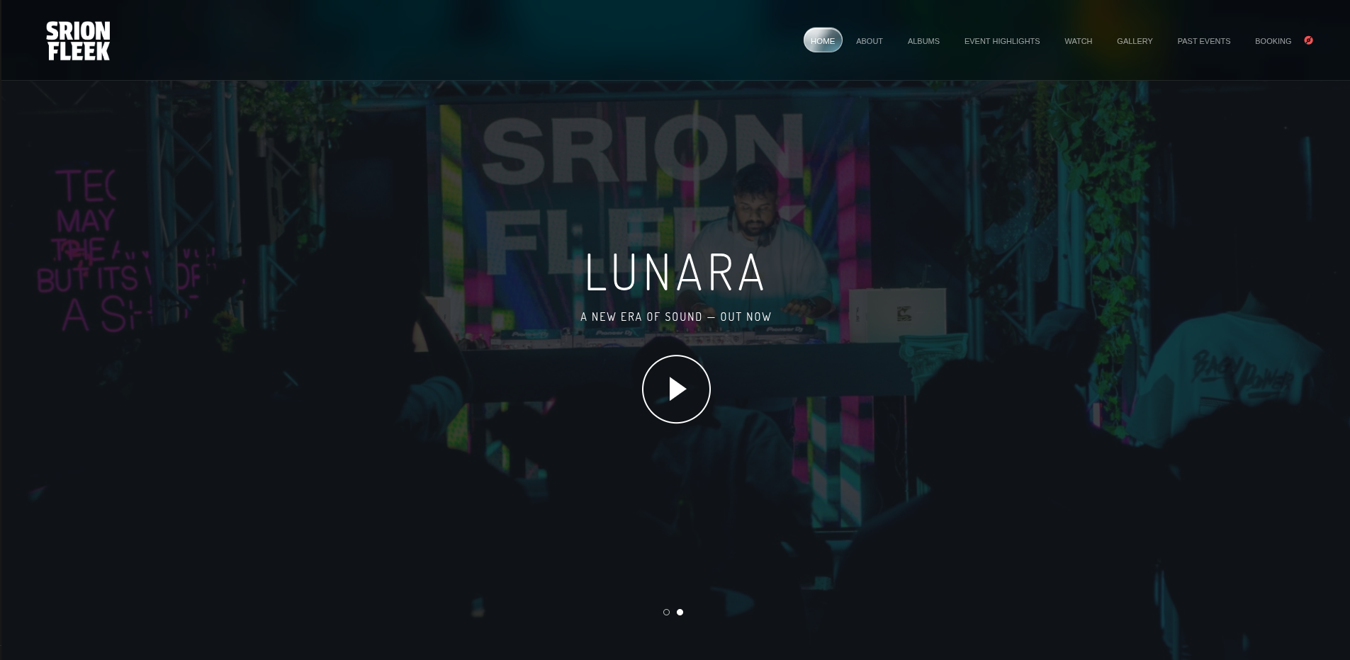 Srionfleek website preview
